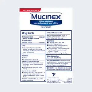 Maximum Strength Mucinex® Extended-Release Bi-Layer Tablets