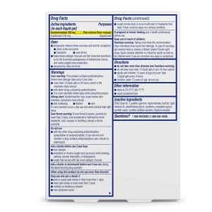 Mucinex® Cold & Flu Fast-Release Liquid Gels drug facts