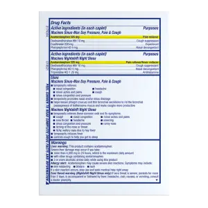 Mucinex® Sinus-Max® Day Pressure, Pain & Cough & Nightshift® Night Sinus Caplets