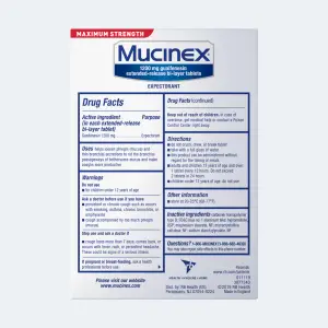 Maximum Strength Mucinex® Extended-Release Bi-Layer Tablets