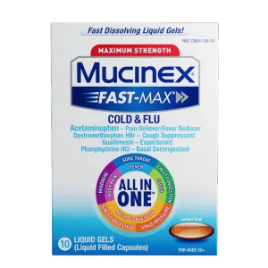 Maximum Strength Fast-Max® Cold & Flu (All-in-One) Liquid Gels