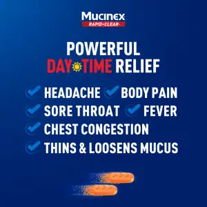 Mucinex® Rapid+Clear™ DayTime/NightTime Caplets + Mucinex® Sinus-Max® Clear & Cool Nasal Spray