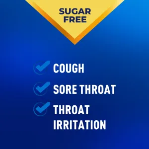 lnstaSoothe Sore Throat + Cough Sugar Free -  Honey & Lemon - cough-sore-iritate