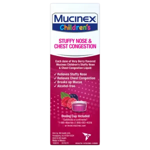 Children's Stuffy Nose & Chest Congestion Liquid, Very Berry Flavor - packshot view