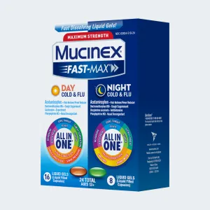 Maximum Strength Fast-Max® Day Cold & Flu and Night - packshot frontview
