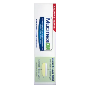 Maximum Strength Mucinex® DM Extended-Release Bi-Layer Tablets
