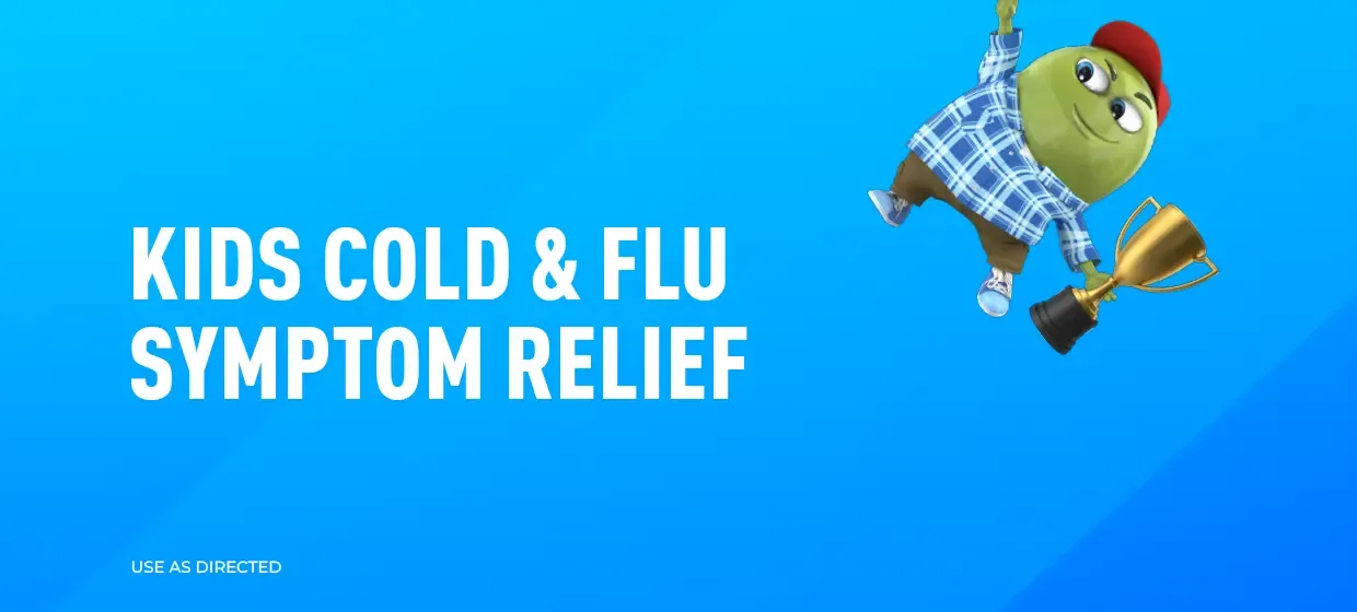 Kids cold and flu symptom relief