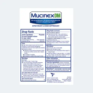 Mucinex® DM Extended-Release Bi-Layer Tablets