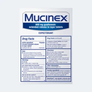 Mucinex® Extended-Release Bi-Layer Tablets