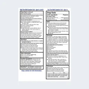 Children’s Multi Day and Night Symptom Cold Ages 6 plus