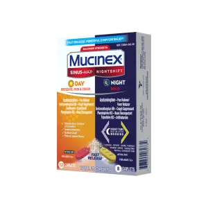 Mucinex® Sinus-Max® Day Pressure, Pain & Cough & Nightshift® Night Sinus Caplets