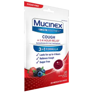 Instasoothe™ Sugar-Free Cough Drops, Mixed Berry Flavor