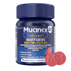 Mucinex Children's Mighty Chews Cold & Flu Nighttime