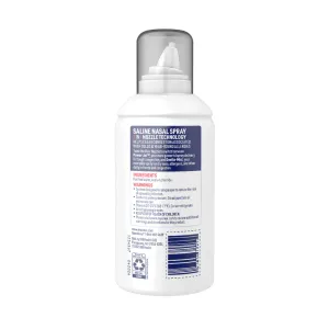 Sinus Saline Nasal Spray product packshot backside