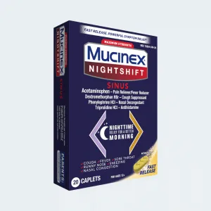 Nightshift® Sinus Caplets - packshot leftside
