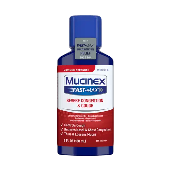 Maximum Strength Fast-Max® Severe Congestion & Cough
