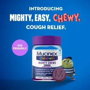 Introducing mighty, easy, chewy cough relief