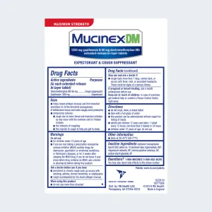 Maximum Strength Mucinex® DM Extended-Release Bi-Layer Tablets