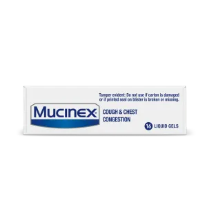 Mucinex® Cough & Chest Congestion Fast-Release Liquid Gels