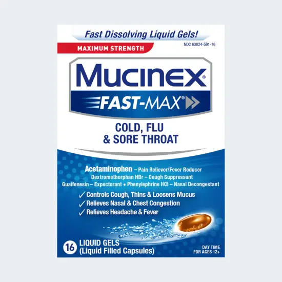 Maximum Strength Fast-Max® Cold, Flu & Sore Throat
