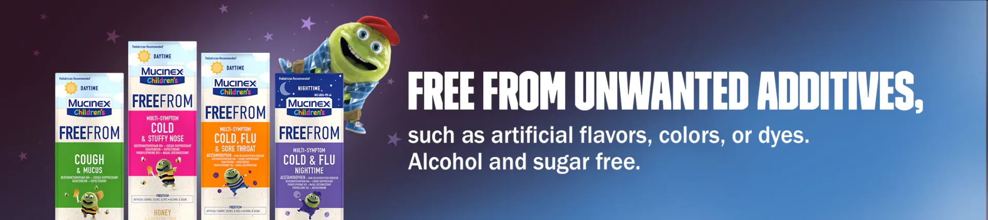 Free From unwanted additives