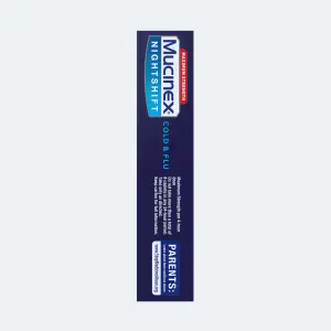 Nightshift® Cold & Flu Caplets packshot sideview