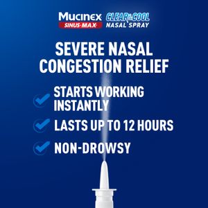 Mucinex Rapid+Clear Pain, Headache & Mucus Congestion liquid gels + Mucinex® Sinus-Max® Clear & Cool Nasal Spray 16ct + 0.75oz