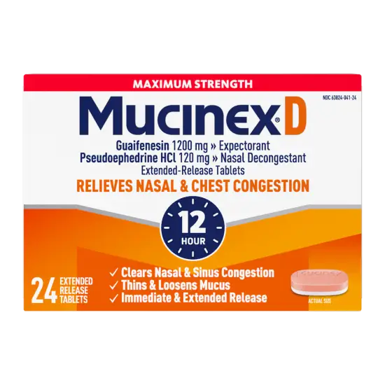 Maximum Strength Mucinex® D