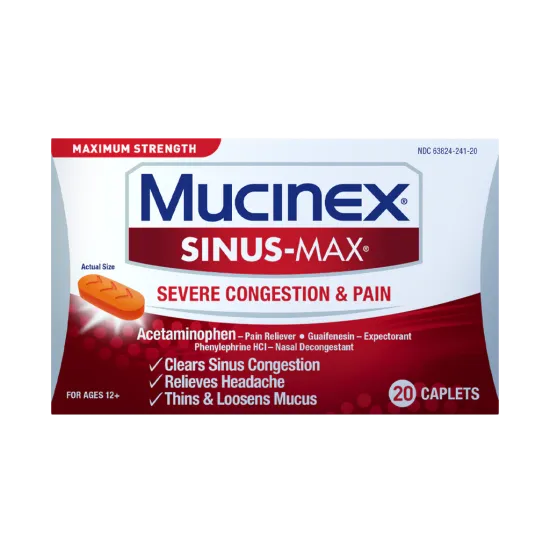 Maximum Strength Sinus-Max® Severe Congestion & Pain
