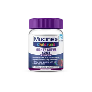 Children's Mighty Chews Nighttime Chewable Tablets, Mixed Berry Flavor