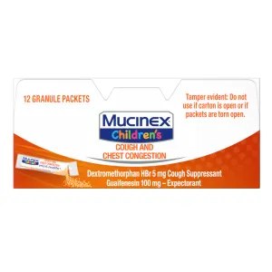 Children's Cough & Chest Congestion Mini-Melts - 12 Granule packets