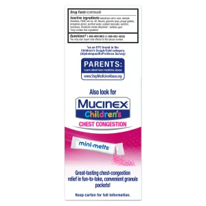 Children's Cough & Congestion Liquid, Very Berry Flavor - drug facts