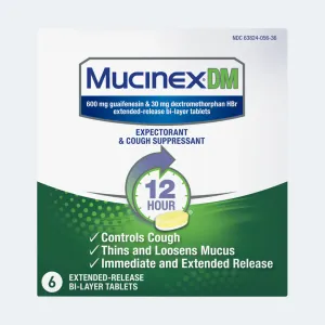Mucinex® DM Extended-Release Bi-Layer Tablets packshot view