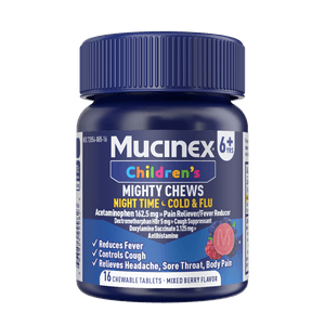 Mucinex Children's Mighty Chews Cold & Flu Nighttime