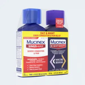 Maximum Strength Sinus-Max® Severe Congestion & Pain & Nightshift® Sinus