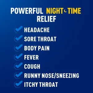 Mucinex® Rapid + Clear® NightTime Headache, Cough & Fever Caplets